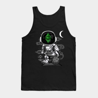 Astronaut ETH Ethereum Classic Coin To The Moon Crypto Token Cryptocurrency Wallet Birthday Gift For Men Women Kids Tank Top